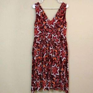 Loft Boho Print Dress